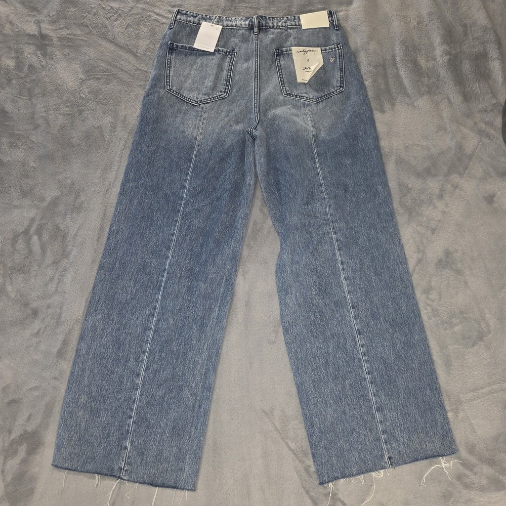Carly Jean Los Angeles Jaymee‎ Wide Leg Jeans NWT Size 15 - Picture 14 of 16